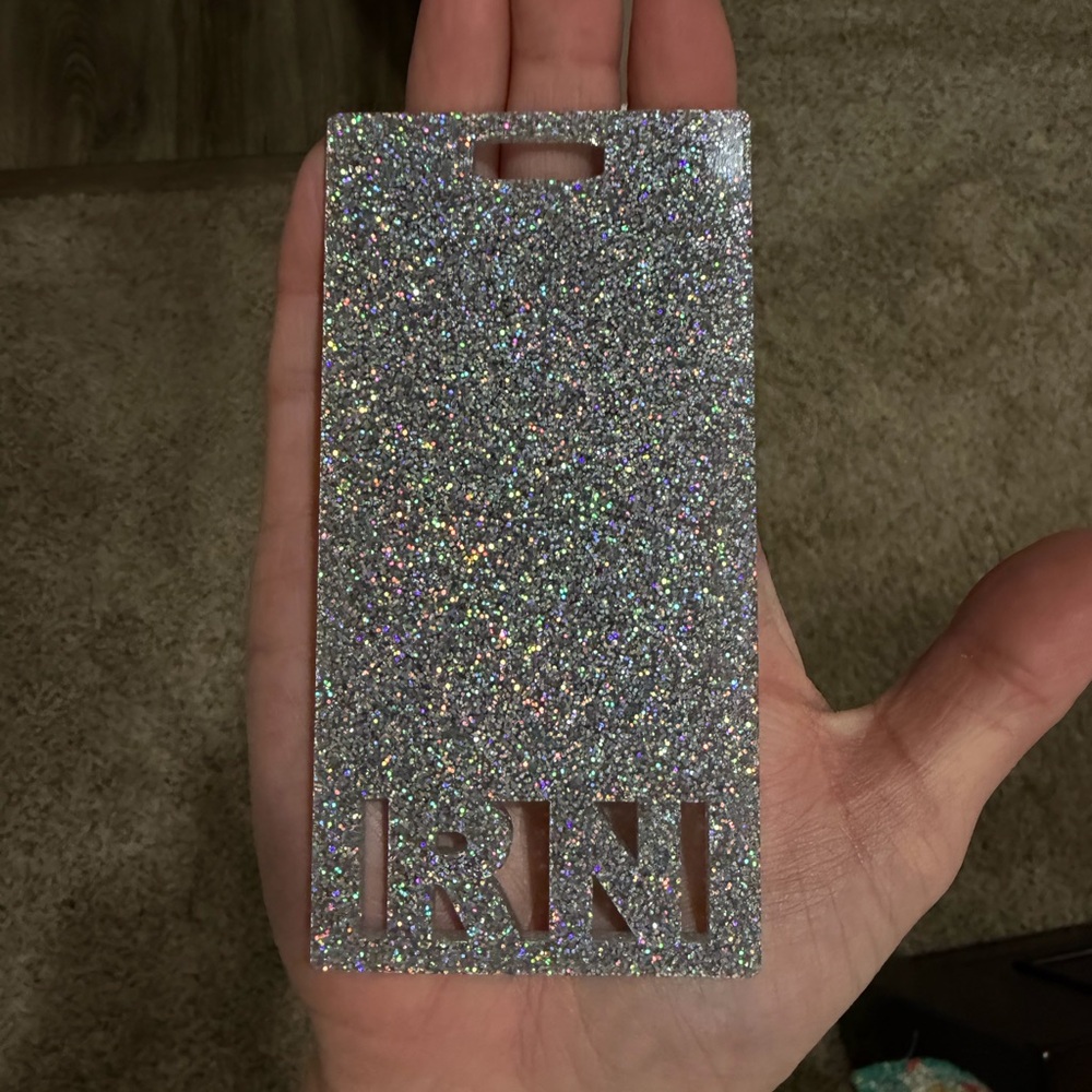Silver RN badge buddy
